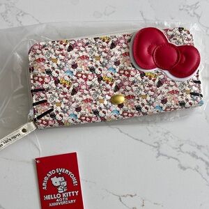 Hello Kitty Colorful Patterned Wallet New with tags